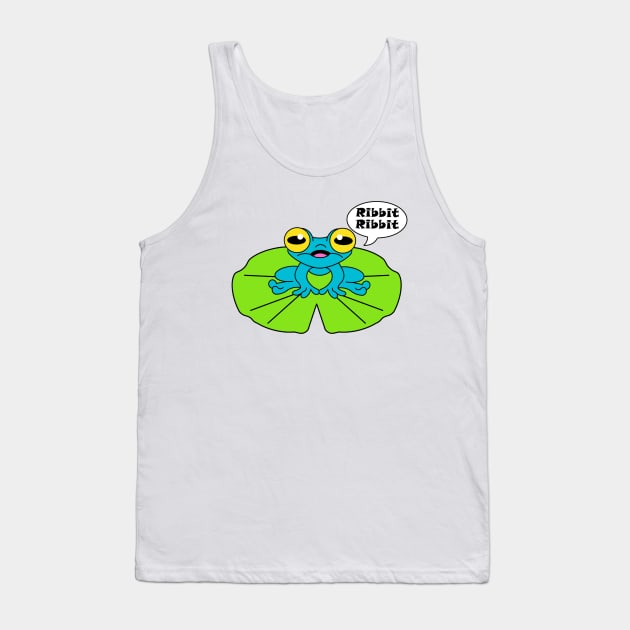 Surfer, The Little Frog Tank Top by garciajey